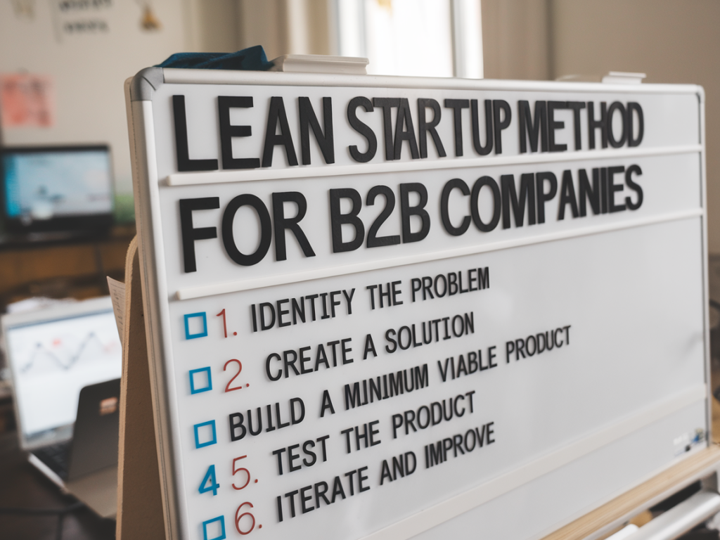 La méthode Lean Startup adaptée aux entreprises b2b